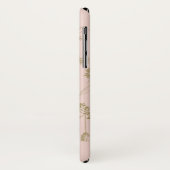 Kroon en bloemen Case-Mate iPhone case (Achterkant/links)