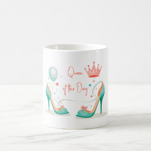 Kroon en Hoge Hakken – Glamoureuze Roze & Mint The Koffiemok
