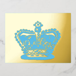 Kroon | Goudkroon Het is een Jongen Aankondiging