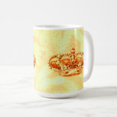 Kroon in goud koffiemok (Voorkant rechts)