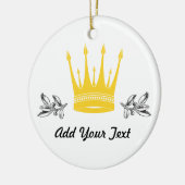 Kroon Keramisch Ornament (Links)