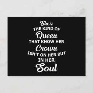 Kroon Koningin Koninklijke Prinses Goud Grappig Gi Briefkaart