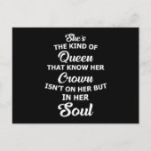 Kroon Koningin Koninklijke Prinses Goud Grappig Gi Briefkaart (Voorkant)