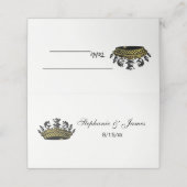  kroon met kleur van schaakstukken (Buitenkant ongevouwen)