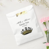  kroon met kleur van schaakstukken bedankzakje (Gezegeld)