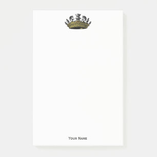 kroon met kleur van schaakstukken post-it® notes