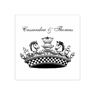  kroon met schaakstukken Naam Rubberstempel
