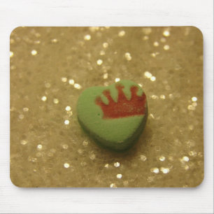 Kroon op het Snoep van het hart Muismat