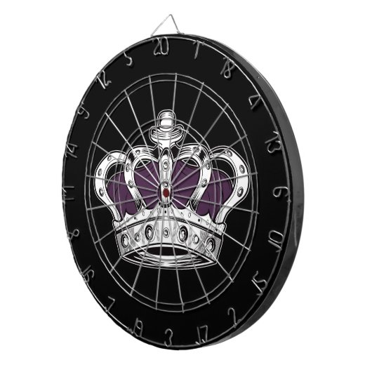 Kroon - Paars Dartbord (Voorkant Rechts)