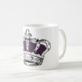 Kroon - Paars Koffiemok (Voorkant rechts)