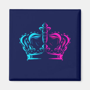 Kroon popart magneet