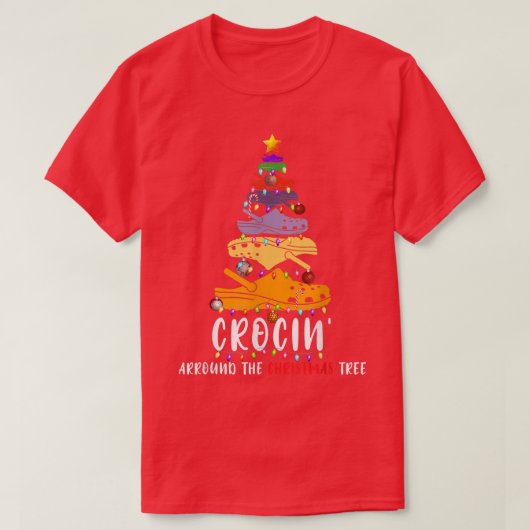 Kroon rond de kerstboom t-shirt (Design voorkant)