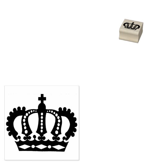 Kroon Rubberstempel (Gestempeld)