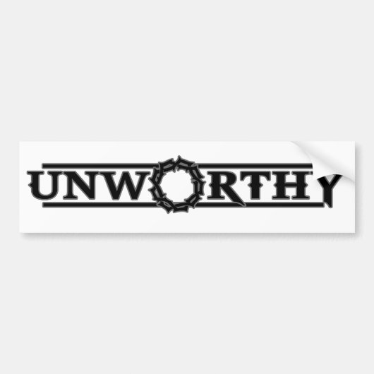 Kroon Thorns-Bumpersticker Bumpersticker (Voorkant)