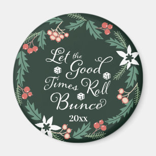 Kroon van de Vakantie van Kerstmis van Bunco Magneet