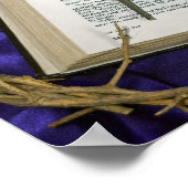 Kroon van doornen met nagels poster (Hoek)