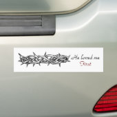 Kroon van doornoren Jezus Bumpersticker (Op auto)