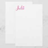 Kroon van prinses briefpapier (Voorkant / Achterkant)
