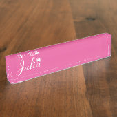 Kroon van prinses naambordje (Zijkant)