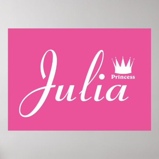 Kroon van prinses poster (Voorkant)