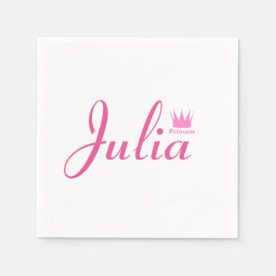 Kroon van prinses servetten