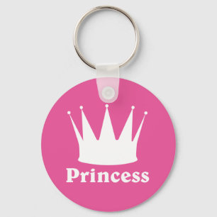 Kroon van prinses sleutelhanger