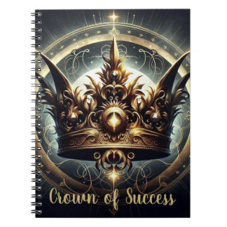 Kroon van succes notitieboek