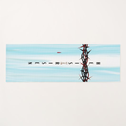 Kroon van Thorns Cross Yogamat (Voorkant (horizontaal))