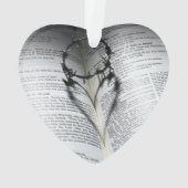 Kroon van Thorns Heart en Bijbel Ornament (achterkant)