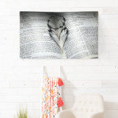 Kroon van Thorns Heart en Bijbel Spandoek (Insitu)