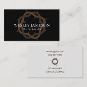 Kroon van Thorns Visitekaartje (Voorkant / Achterkant)