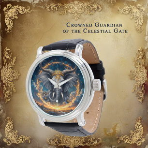 Kroonbewaker van de Hemelse Poort de olifant Horloge