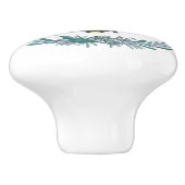 Kroonbijen met keramische knob knop (Zijkant)