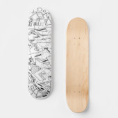 kroonbrander bord skateboard (Voorkant)