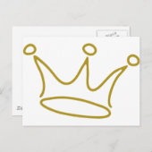 kroongoud-2 briefkaart (Voorkant / Achterkant)
