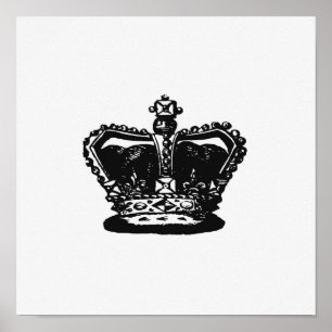 kroonillustratie poster