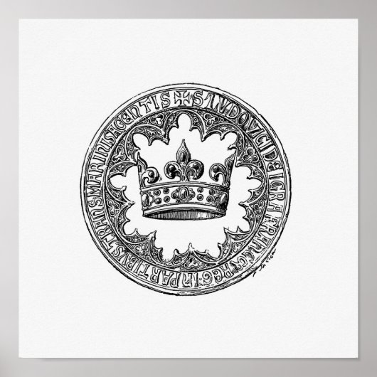 kroonillustratie poster (Voorkant)