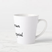 Kroonkeizerlijke  bottenbloem latte mok (Rechts)