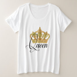 Kroonkoningin Grote Maat T-shirt