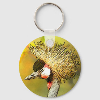 Kroonkraan van JungleWalk Sleutelhanger