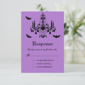 Kroonluchter en Damask RSVP (Staand voorkant)