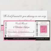 kroonluchter instapkaart bruiloft uitnodiging (Voorkant / Achterkant)