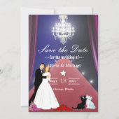 Kroonluchter Save The Date (Voorkant)