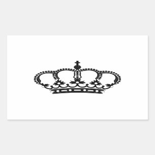 Kroonprins Koning Rechthoekige Sticker