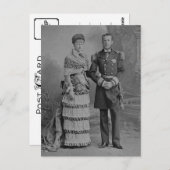 Kroonprins Rudolf van Oostenrijk en Stephanie Briefkaart (Voorkant / Achterkant)