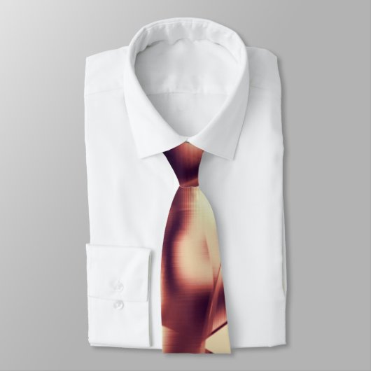 Kroonrode of bruinrode vormen, met een beige toon stropdas (Gebonden)