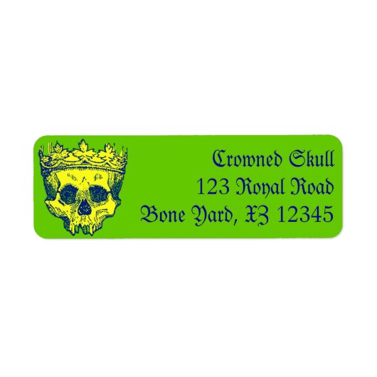  kroonschedel etiket (Voorkant)