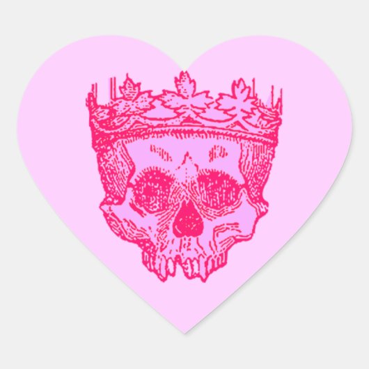  kroonschedel hart sticker (Voorkant)