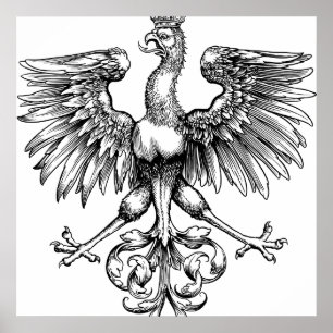 Kroonse  Poolse Eagle Art print Posters