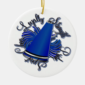 Kroop zwart en blauw kwaliteiten éénzijdig Ornamen Keramisch Ornament